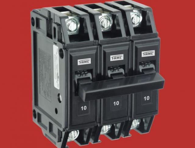 Disjuntor NEMA Tripolar FN 3P 10A - Condutor 1,5mm²