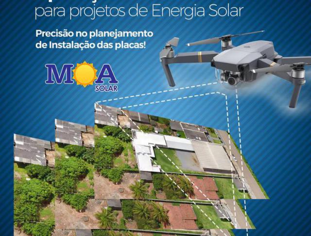 Aplicação de Drone para Projetos de Energia Solar 