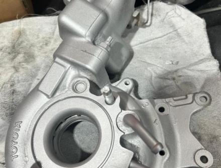 Serviço concluído. Troca de reparo turbina Hilux 2.8 diesel